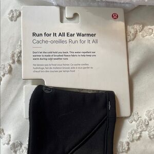 lululemon athletica Black Ear Warmer